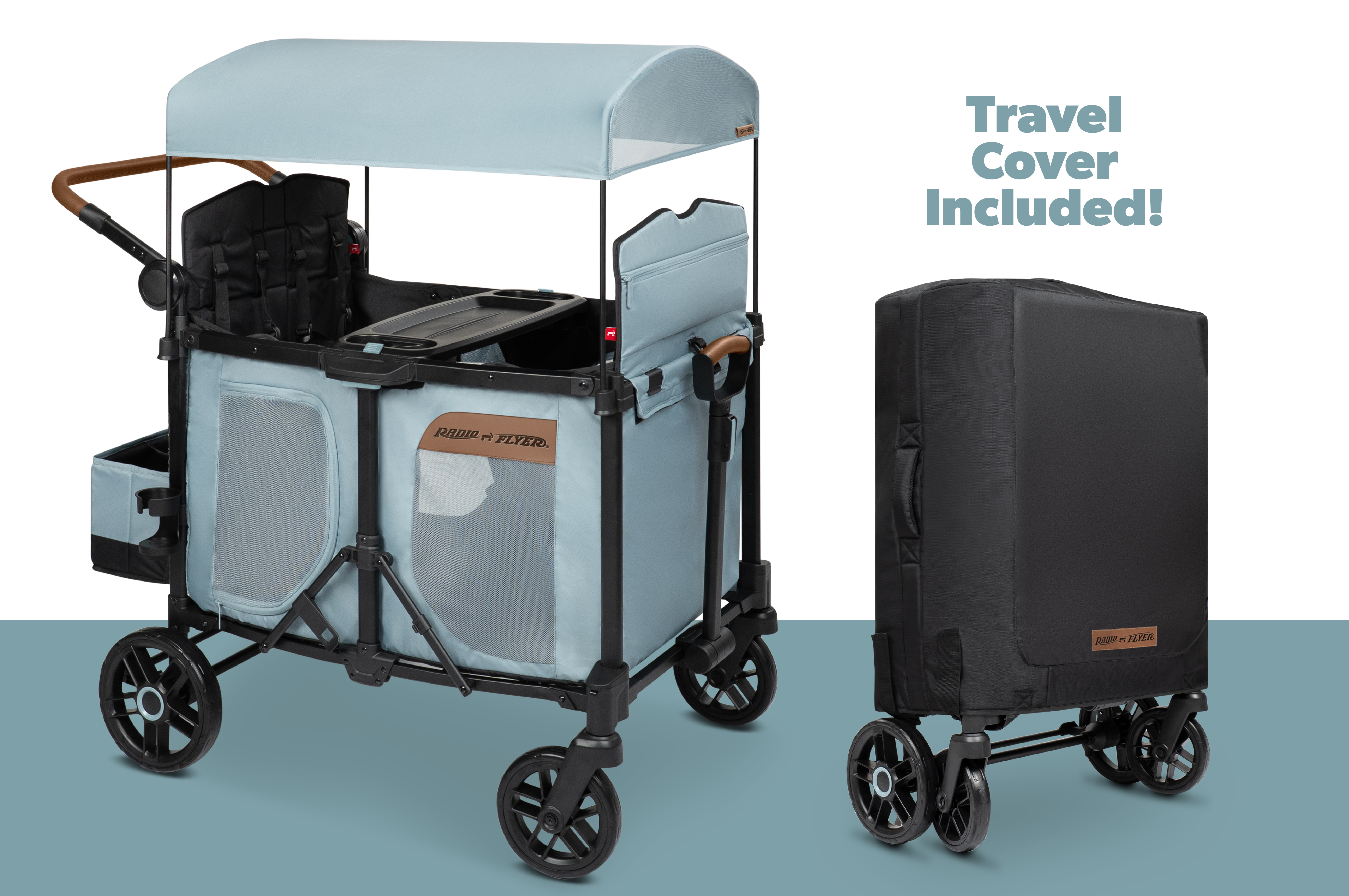 Voya® 2.0 XT 4-Seat Stroller  Wagon with Travel Cover